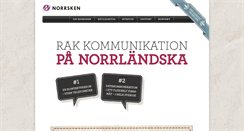 Desktop Screenshot of norrsken.se